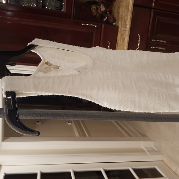 Rosie's Pope Jeni Ruched Textured White Maternity Top. NEW NWT! - Picture 11 of 16